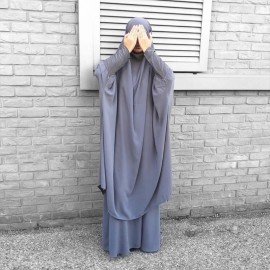 Two pieces Women Muslim Prayer Dress 