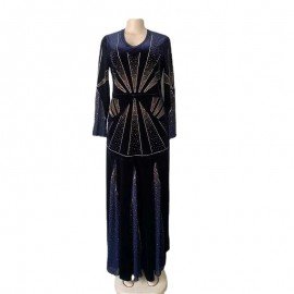 African velvet evening dresses for women